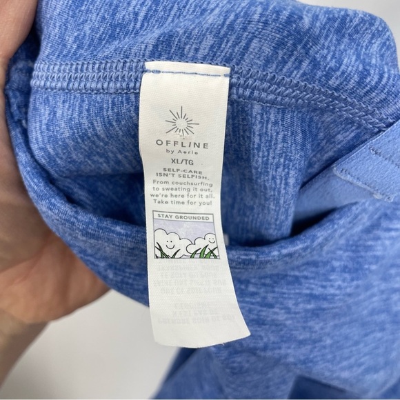 Aerie Offline The Hugger Jumpsuit Blue Lion One Piece Workout Bodysuit Pocket XL - Picture 4 of 6